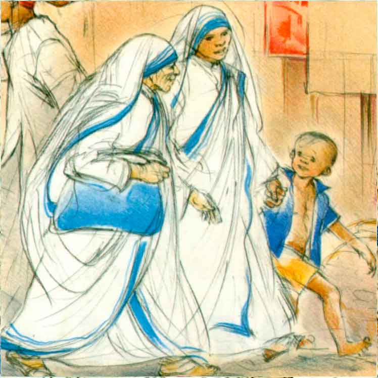 Madre Teresa di Calcutta - Storia illustrata - Ombre e Luci n. 63 - 1998