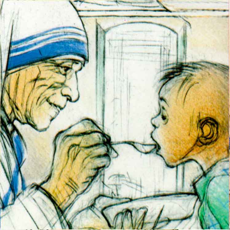 Madre Teresa di Calcutta - Storia illustrata - Ombre e Luci n. 63 - 1998