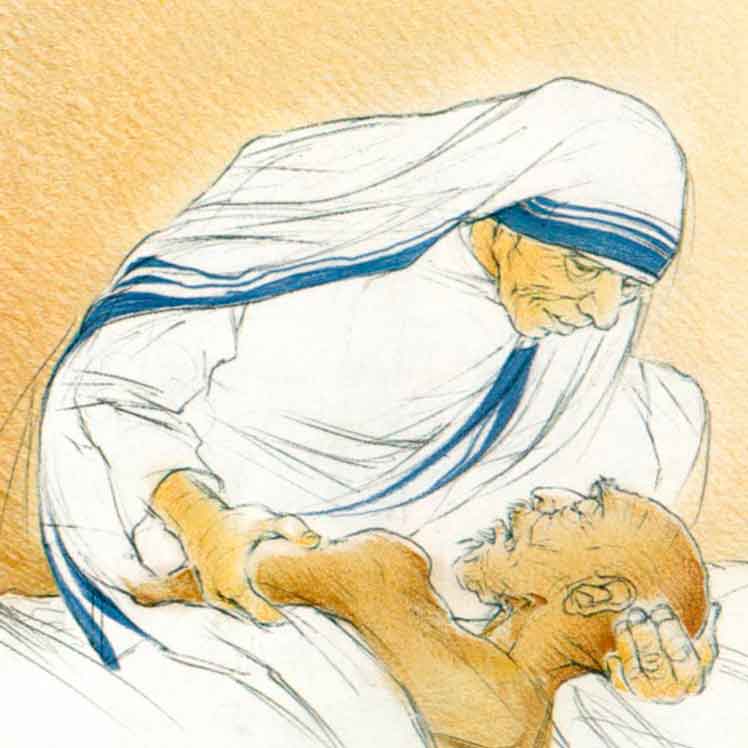 Madre Teresa di Calcutta - Storia illustrata - Ombre e Luci n. 63 - 1998