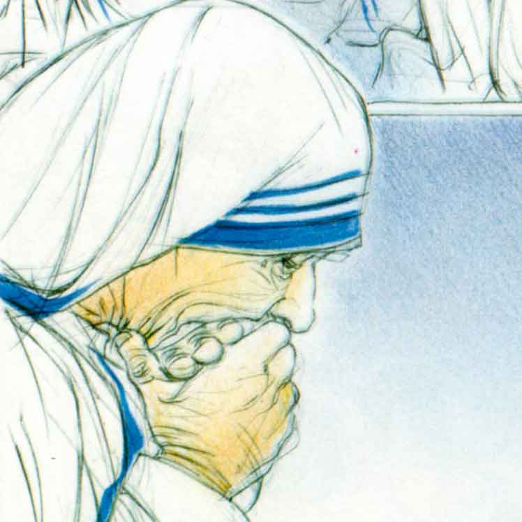 Madre Teresa di Calcutta - Storia illustrata - Ombre e Luci n. 63 - 1998