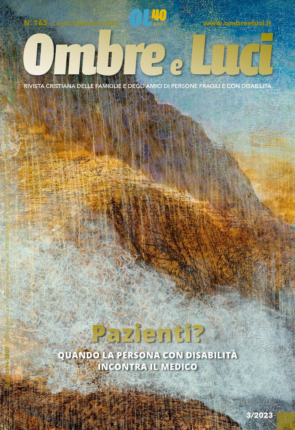 Copertina di Ombre e Luci n. 163 (2023)